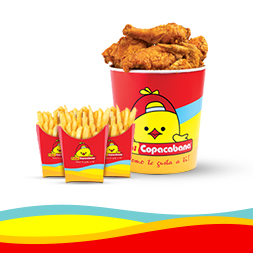 Balde 12 Presas con Papa o Arroz