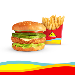 Hamburguesa de Quinua con Papa